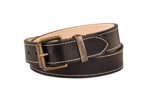 真皮腰带 - TRICKER'S LEATHER BELT - BLACK