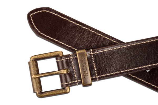 真皮腰带 - TRICKER'S LEATHER BELT - DARK BROWN - 图片 2