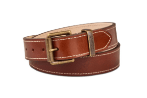 真皮腰带 - TRICKER'S LEATHER BELT - MARRON
