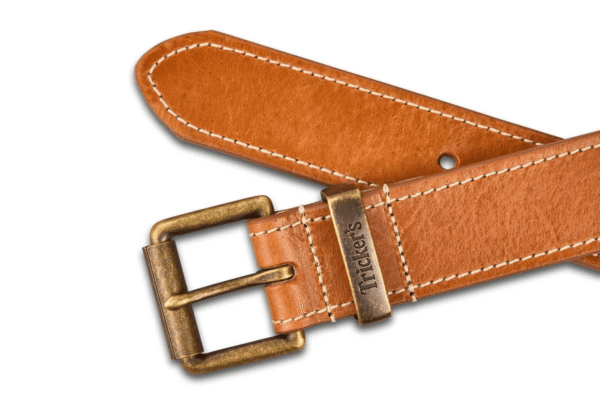 真皮腰带 - TRICKER'S LEATHER BELT - TAN - 图片 2
